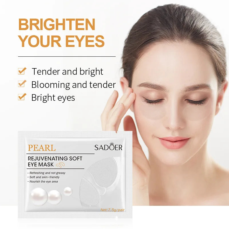 5/10/20 Pairs SADOER Crystal Collagen Eye Mask Anti Dark Circles Removal Eyes Bag Moisturizing Eye Patches Beauty Eyes Skin Care