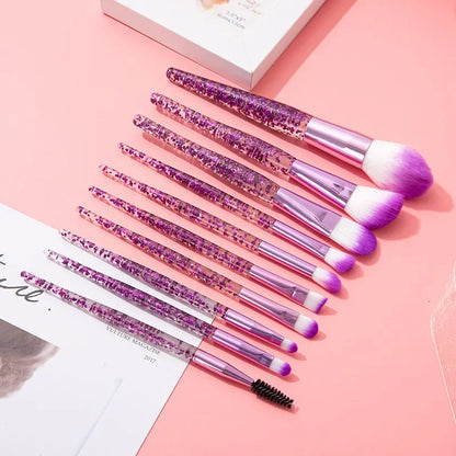 10PCS Makeup Brush Set Professional Super soft detail brush Blush Brush Foundation Concealer Eyeshadow Brush