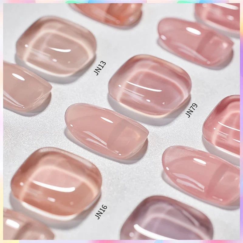 BORN PRETTY 83 Colors 10ml Jelly Nude Gel Nail Polish Autumn Amber Semi Transparent Manicure Soak off UV LED Nails Gel Varnish
