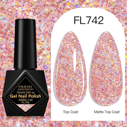 10ml Gel Nail Polish 162 Colors Nail Supplies Vernis Semi Permanent Nail Art Manicure Soak Off LED UV Gel Nail Varnishes Summer