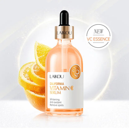 100ml LAIKOU Sakura Facial Serum Vitamin C Essence Moisturizing Firming Brightening Face Serum Beauty Facial Skin Care Products