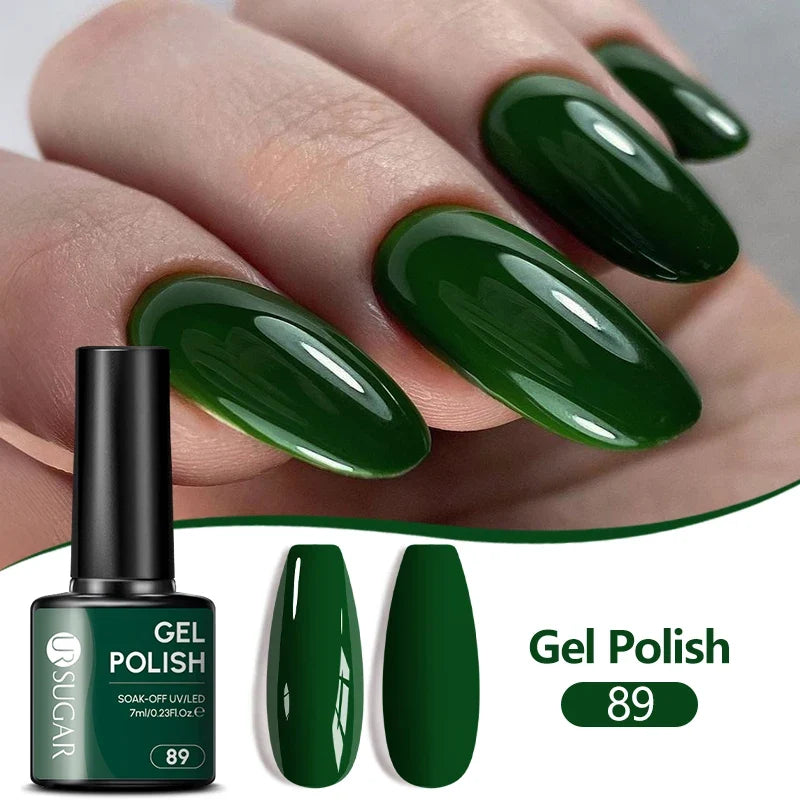 UR SUGAR 7ML Nail Gel Fresh Macaron 107 Colors All For Manicure Semi Permanent Soak Off LED UV Long-Lasting Nail Art Varnish