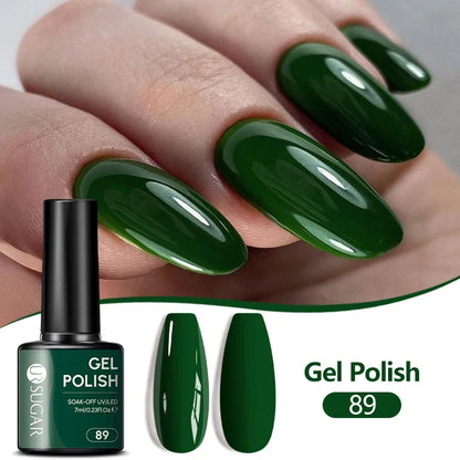 UR SUGAR 7ML Nail Gel Fresh Macaron 107 Colors All For Manicure Semi Permanent Soak Off LED UV Long-Lasting Nail Art Varnish