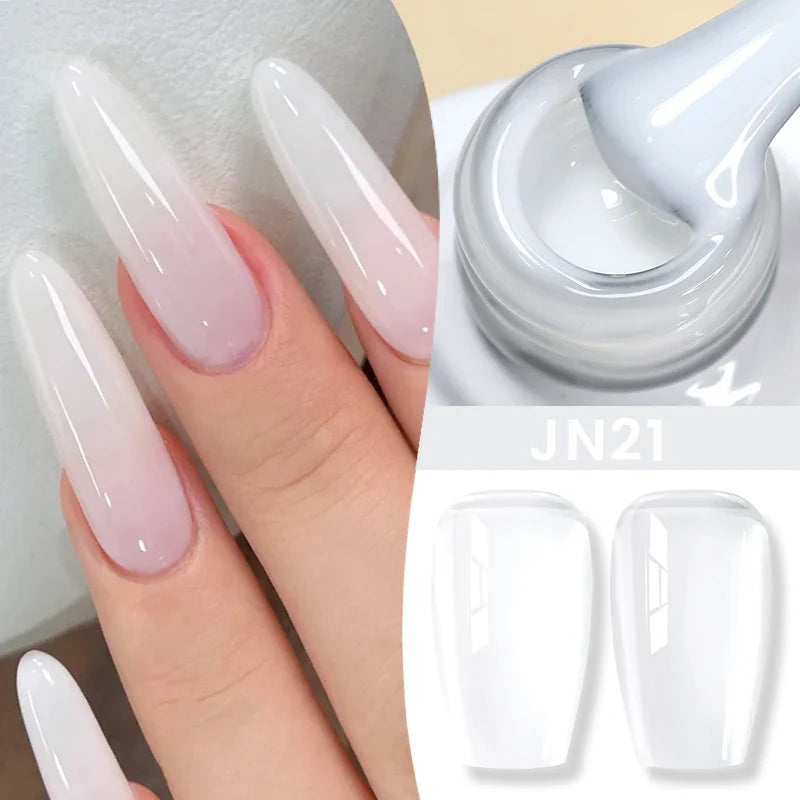 BORN PRETTY 83 Colors 10ml Jelly Nude Gel Nail Polish Autumn Amber Semi Transparent Manicure Soak off UV LED Nails Gel Varnish