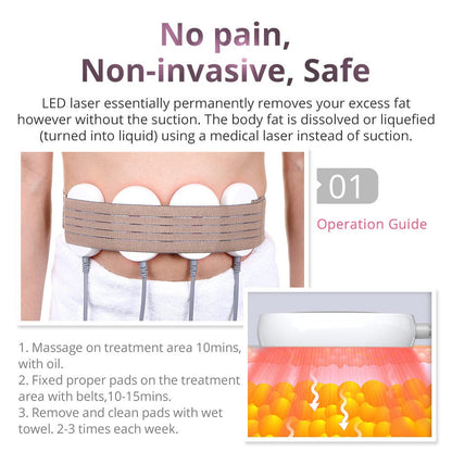 Shape Tactics 10-Pad LED Laser Therapy System 635-650nm - Renee Lane Company