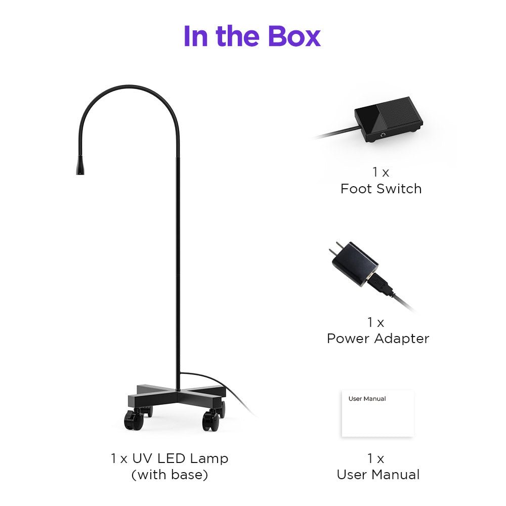 Shape Tactics 10W Adjustable UV LED Gooseneck Lamp - Renee Lane Company