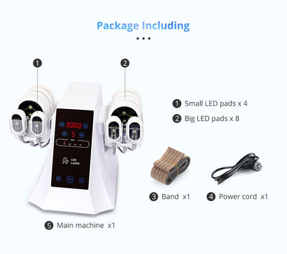 Shape Tactics 12-Pad LED Laser System with 160mW Power - Renee Lane Company