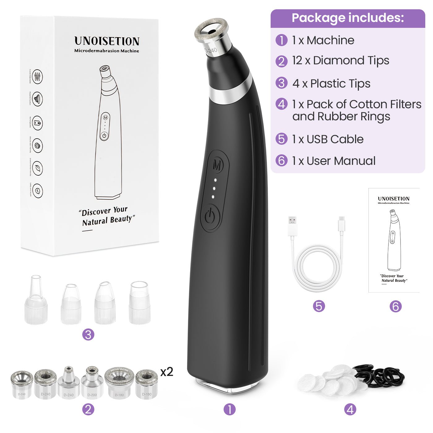 Shape Tactics 12-Tip Diamond Microdermabrasion Kit - Renee Lane Company