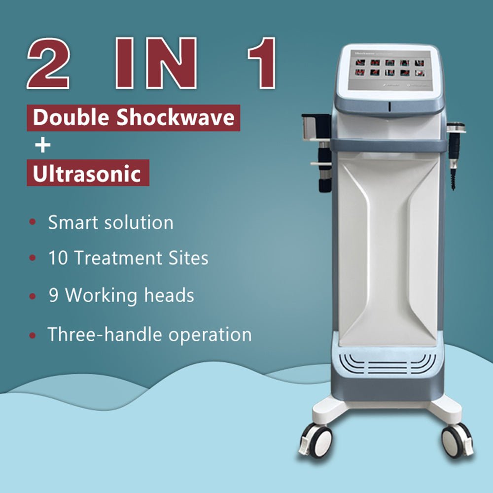 Shape Tactics 2-in-1 Standing Shockwave & Ultrasound Therapy System - Renee Lane Company