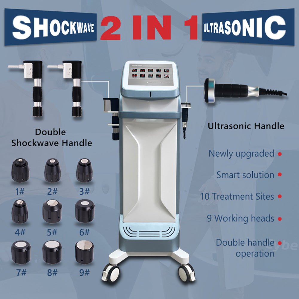 Shape Tactics 2-in-1 Standing Shockwave & Ultrasound Therapy System - Renee Lane Company