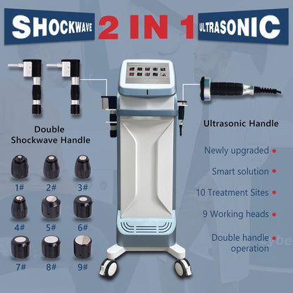 Shape Tactics 2-in-1 Standing Shockwave & Ultrasound Therapy System - Renee Lane Company