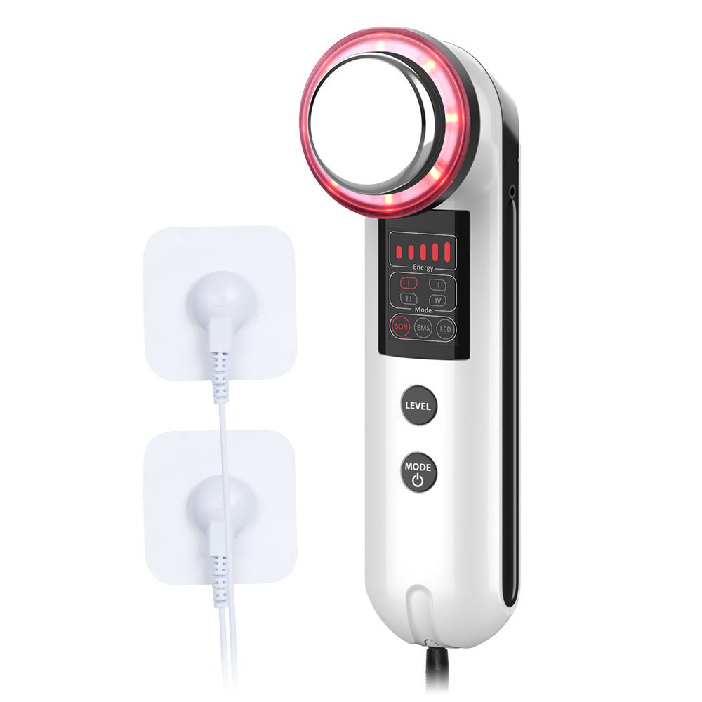 Shape Tactics 3-in-1 Ultrasonic Facial EMS LED Photon Therapy - Renee Lane Company