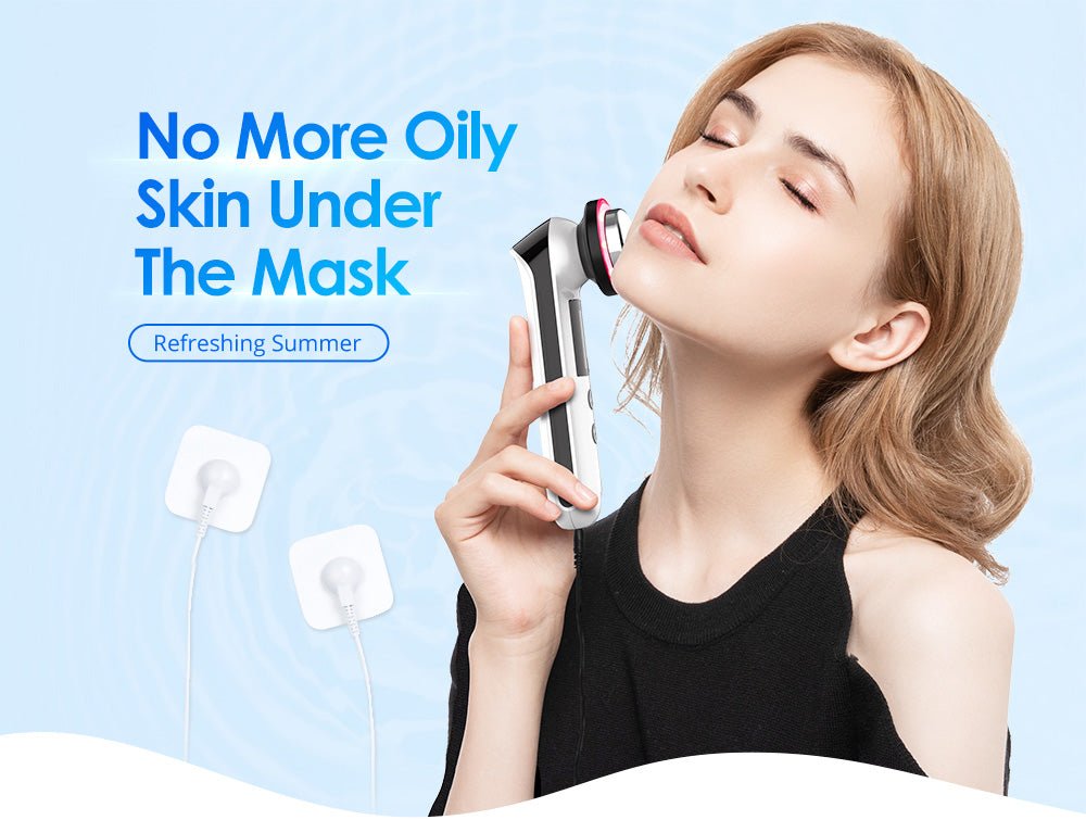 Shape Tactics 3-in-1 Ultrasonic Facial EMS LED Photon Therapy - Renee Lane Company
