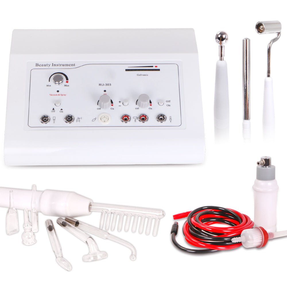 Shape Tactics 4-in-1 High-Frequency Galvanic Vacuum Facial Machine - Renee Lane Company