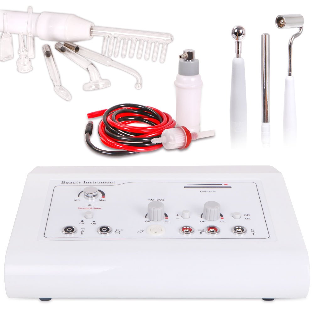 Shape Tactics 4-in-1 High-Frequency Galvanic Vacuum Facial Machine - Renee Lane Company