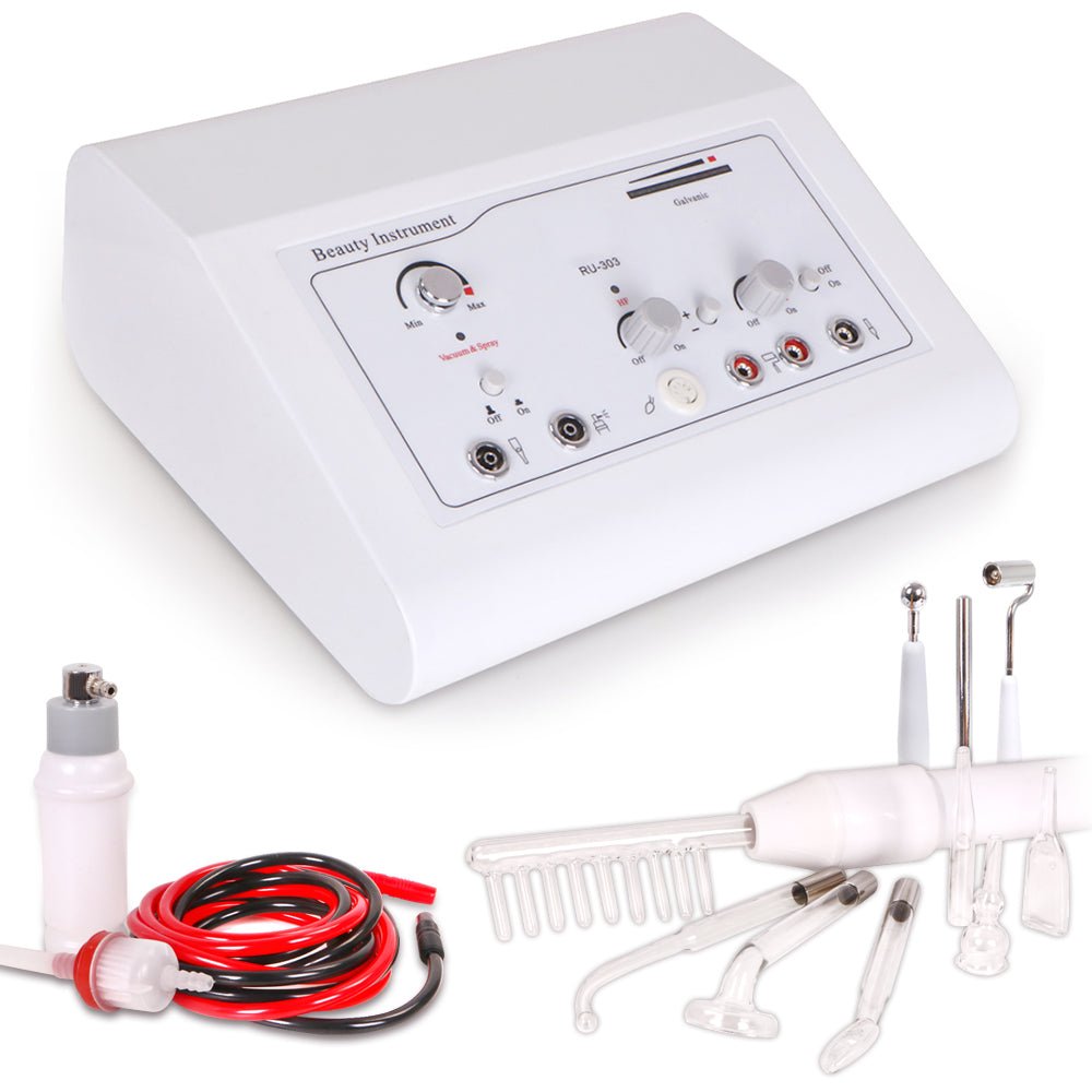Shape Tactics 4-in-1 High-Frequency Galvanic Vacuum Facial Machine - Renee Lane Company