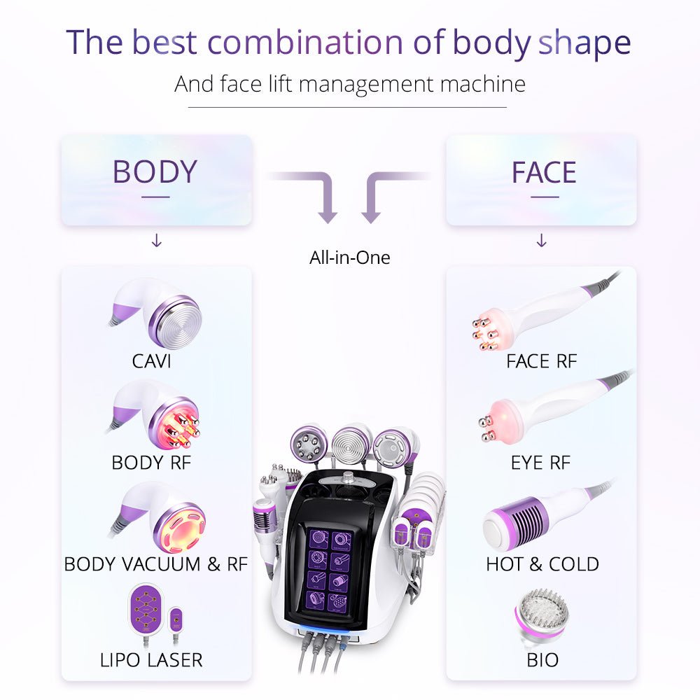 Shape Tactics 40K Cavitation RF Microcurrent Hot & Cold Therapy System - Renee Lane Company