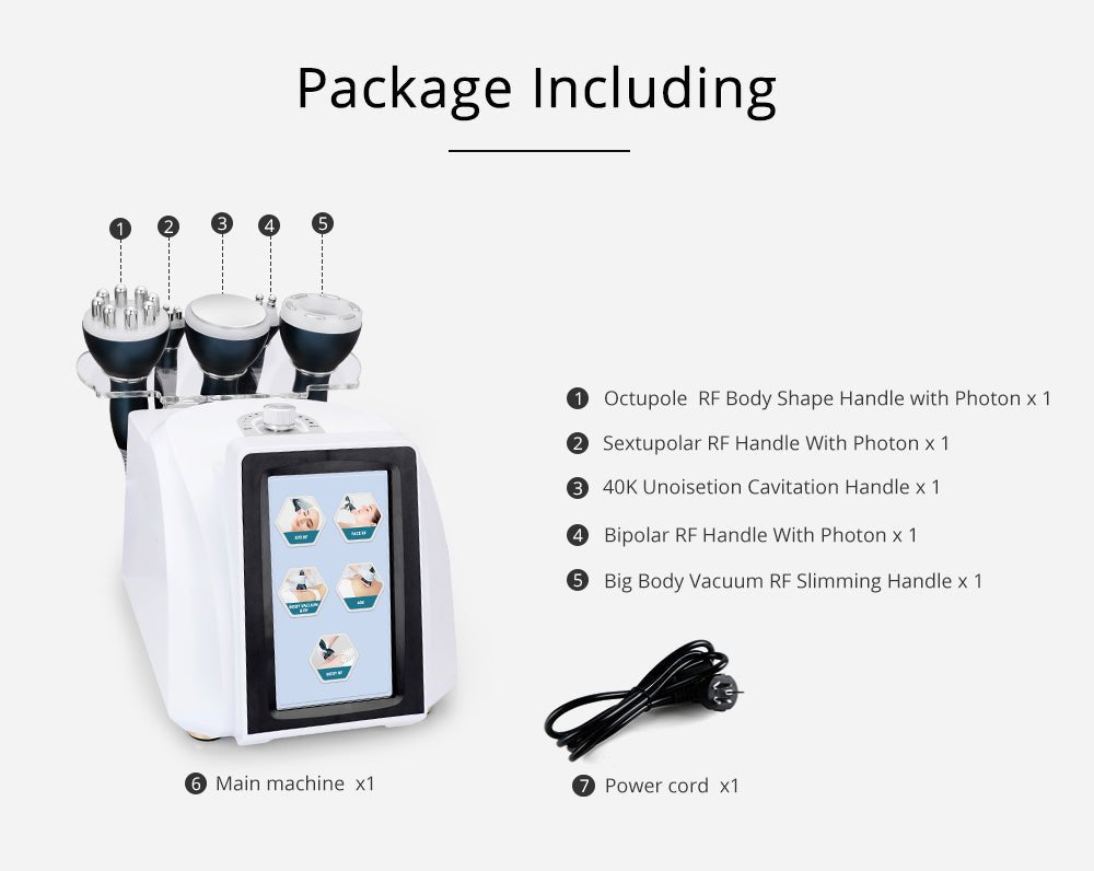 Shape Tactics 5-in-1 Ultrasonic Cavitation RF Vacuum System - Renee Lane Company