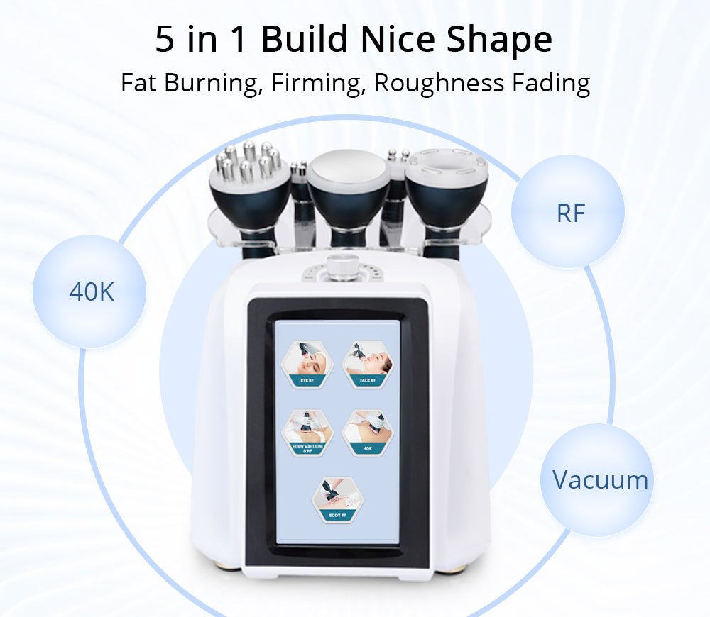 Shape Tactics 5-in-1 Ultrasonic Cavitation RF Vacuum System - Renee Lane Company