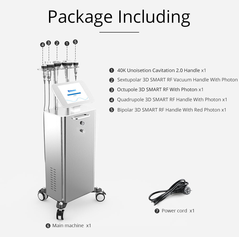 Shape Tactics 5-in-1 Unoisetion Cavitation 2.0 3D Smart Vacuum RF System - Renee Lane Company
