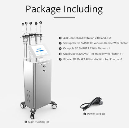 Shape Tactics 5-in-1 Unoisetion Cavitation 2.0 3D Smart Vacuum RF System - Renee Lane Company