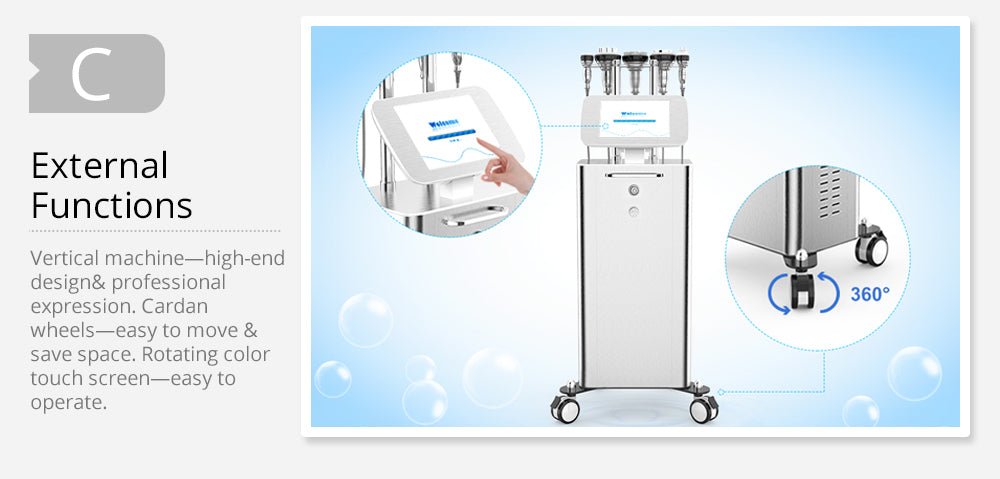Shape Tactics 5-in-1 Unoisetion Cavitation 2.0 3D Smart Vacuum RF System - Renee Lane Company