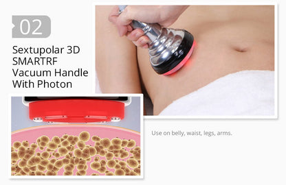 Shape Tactics 5-in-1 Unoisetion Cavitation 2.0 3D Smart Vacuum RF System - Renee Lane Company