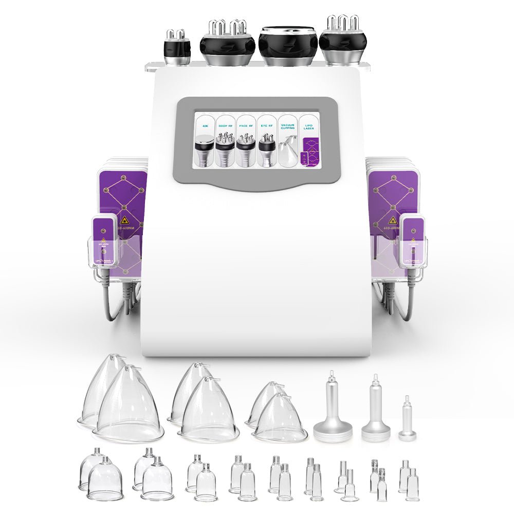 Shape Tactics 6-in-1 Cavitation RF 160mW Lipo Laser Machine - Renee Lane Company