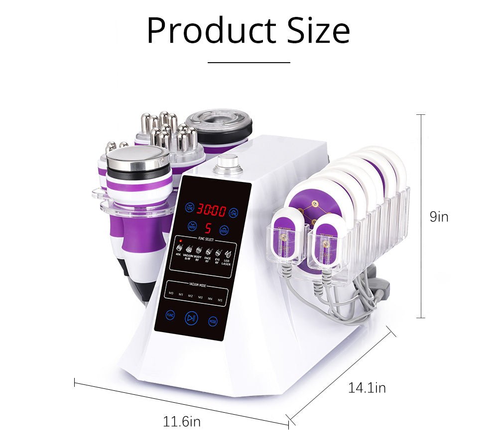 Shape Tactics 6-in-1 Cavitation RF LED Laser Lipo System - Renee Lane Company