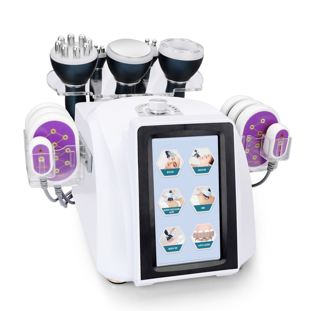 Shape Tactics 6-in-1 Cavitation RF Vacuum Lipo Laser Contouring System - Renee Lane Company
