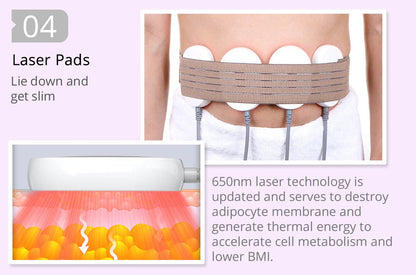 Shape Tactics 6-in-1 Cavitation RF Vacuum Lipo Laser Contouring System - Renee Lane Company