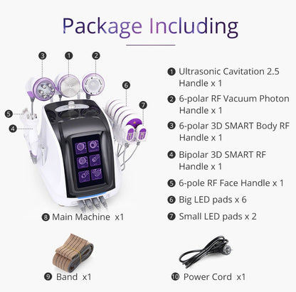 Shape Tactics 6-in-1 Ultrasonic RF Lipo Laser Contouring System - Renee Lane Company