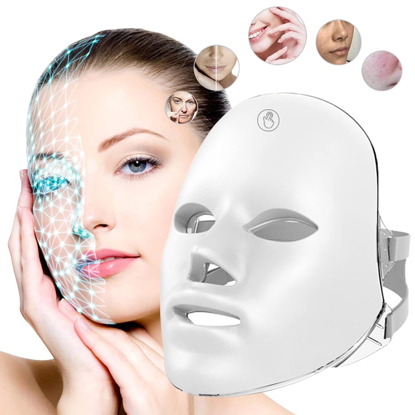Shape Tactics 7-Color LED Light Therapy Mask - Renee Lane Company
