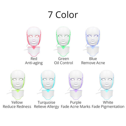 Shape Tactics 7 Colors LED PDT Photon Therapy Mask - Renee Lane Company