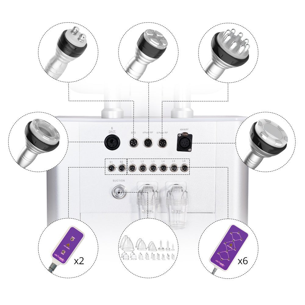 Shape Tactics 7-in-1 160mW Ultrasonic 40K & RF Vacuum Contouring System - Renee Lane Company