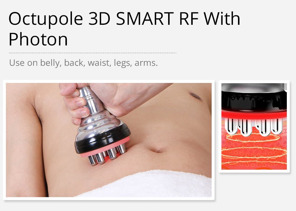 Shape Tactics 8-in-1 Cavitation RF Bio Hot and Cold Therapy System - Renee Lane Company