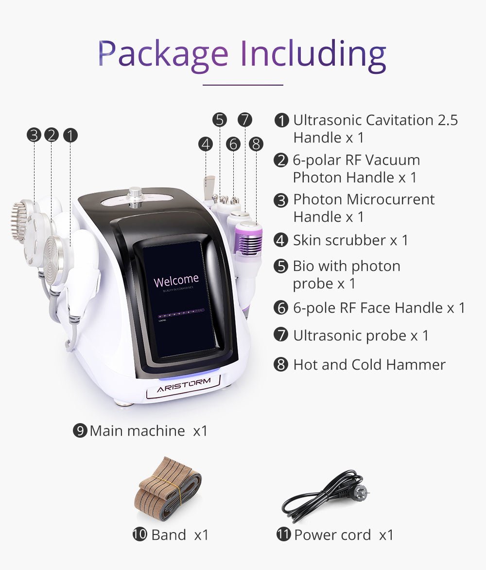 Shape Tactics 8-in-1 Cavitation RF Body Sculpting System - Renee Lane Company