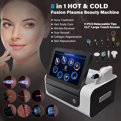 Shape Tactics 8-in-1 Hot & Cold Fusion Plasma Facial Beauty System - Renee Lane Company