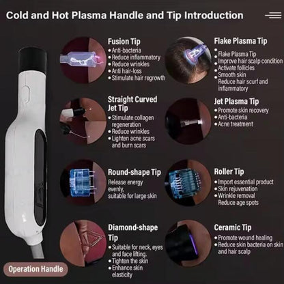 Shape Tactics 8-in-1 Hot & Cold Fusion Plasma Facial Beauty System - Renee Lane Company