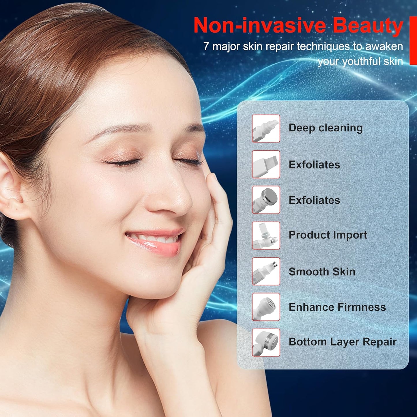 Shape Tactics 8-in-1 Hydro Dermabrasion & Skin Analysis System - Renee Lane Company