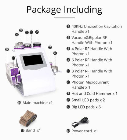 Shape Tactics 9-in-1 Lipo Microcurrent Photon Ultrasonic Cavitation System - Renee Lane Company