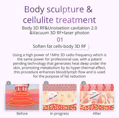 Shape Tactics 9-in-1 Lipo Microcurrent Photon Ultrasonic Cavitation System - Renee Lane Company