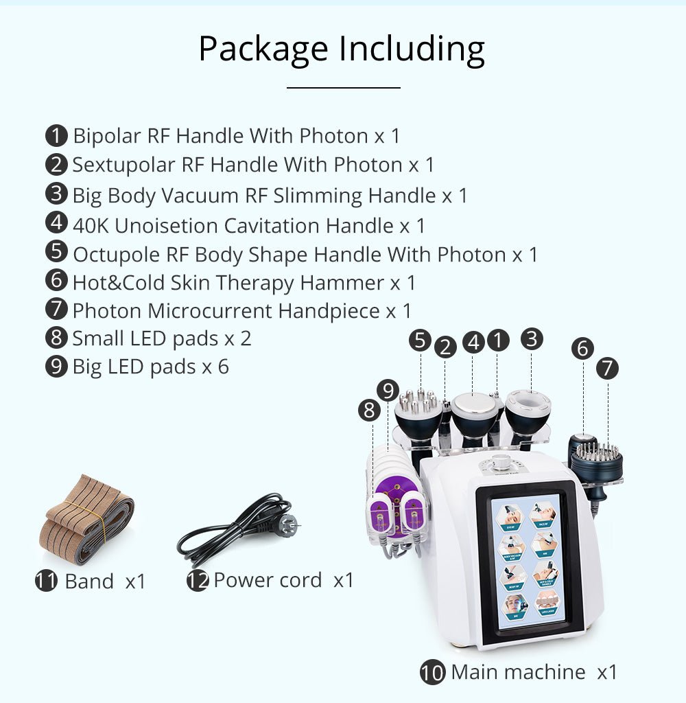 Shape Tactics 9-in-1 RF Cavitation Vacuum Body Contouring Machine - Renee Lane Company