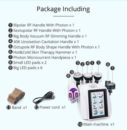 Shape Tactics 9-in-1 RF Cavitation Vacuum Body Contouring Machine - Renee Lane Company