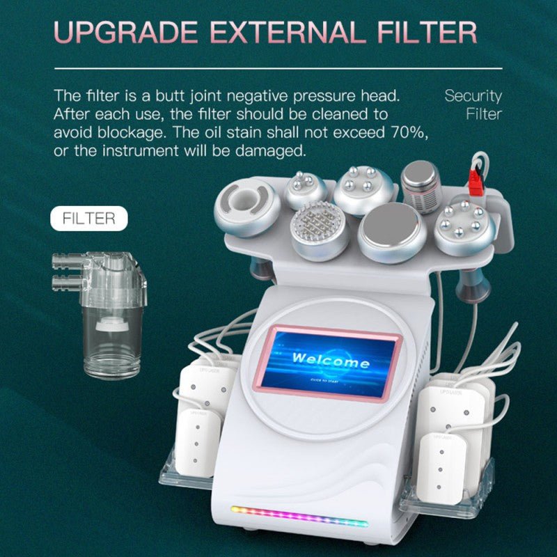 Shape Tactics 9-in-1 Ultrasonic RF Vacuum System with EMS & BIO - Renee Lane Company