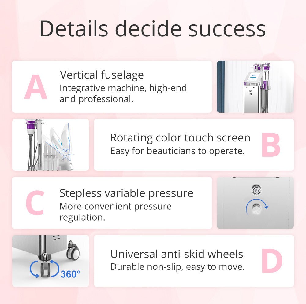 Shape Tactics 9-in-1 Unoisetion Cavitation RF Vacuum Bio Photon System - Renee Lane Company