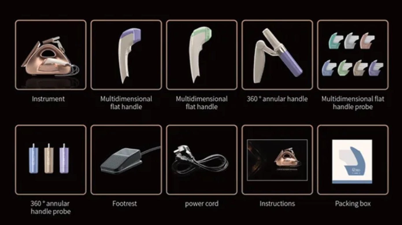 Shape Tactics Advanced 3-Handle Dual Control 12D HIFU System - Renee Lane Company