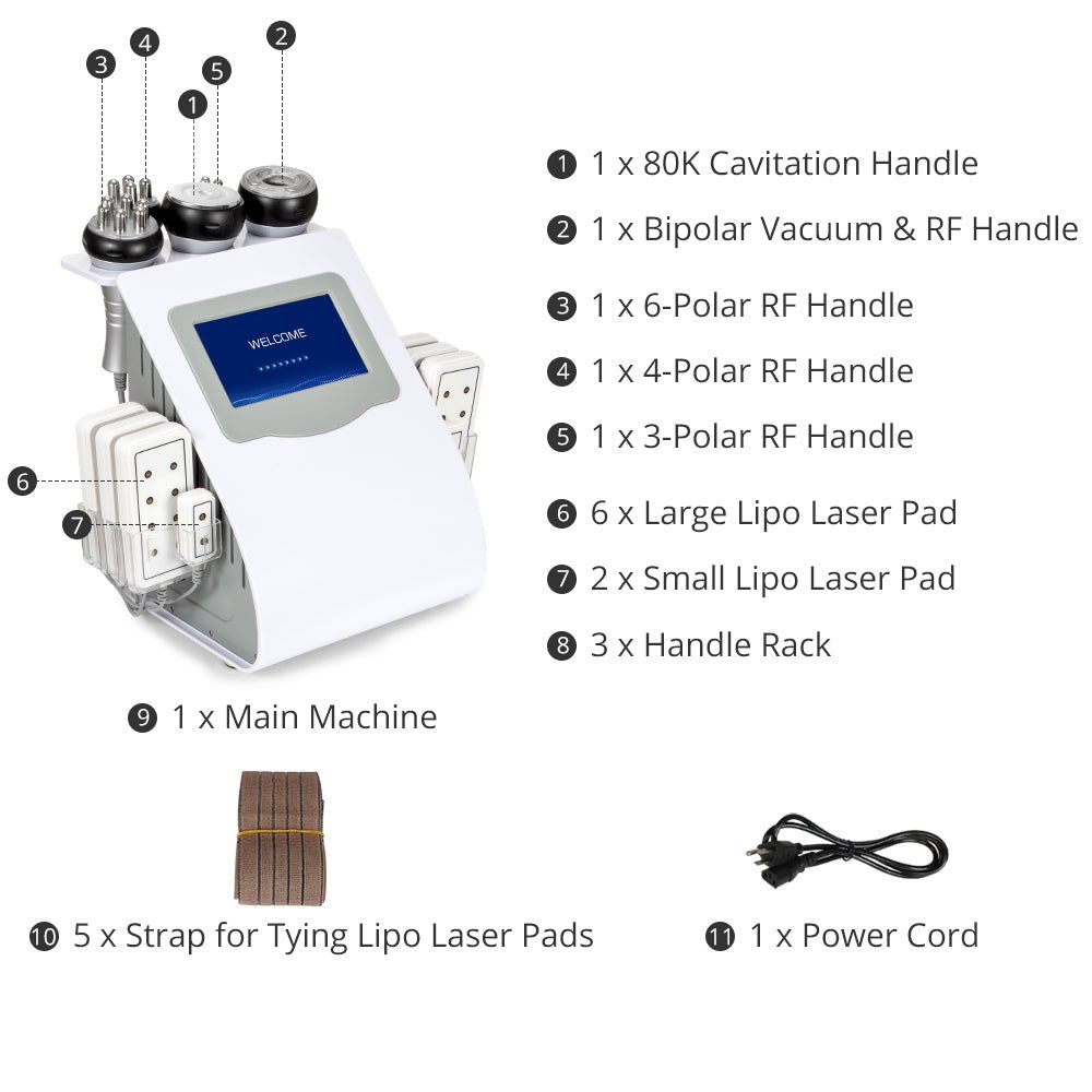 Shape Tactics Advanced 6-in-1 Ultrasonic RF Vacuum System - Renee Lane Company