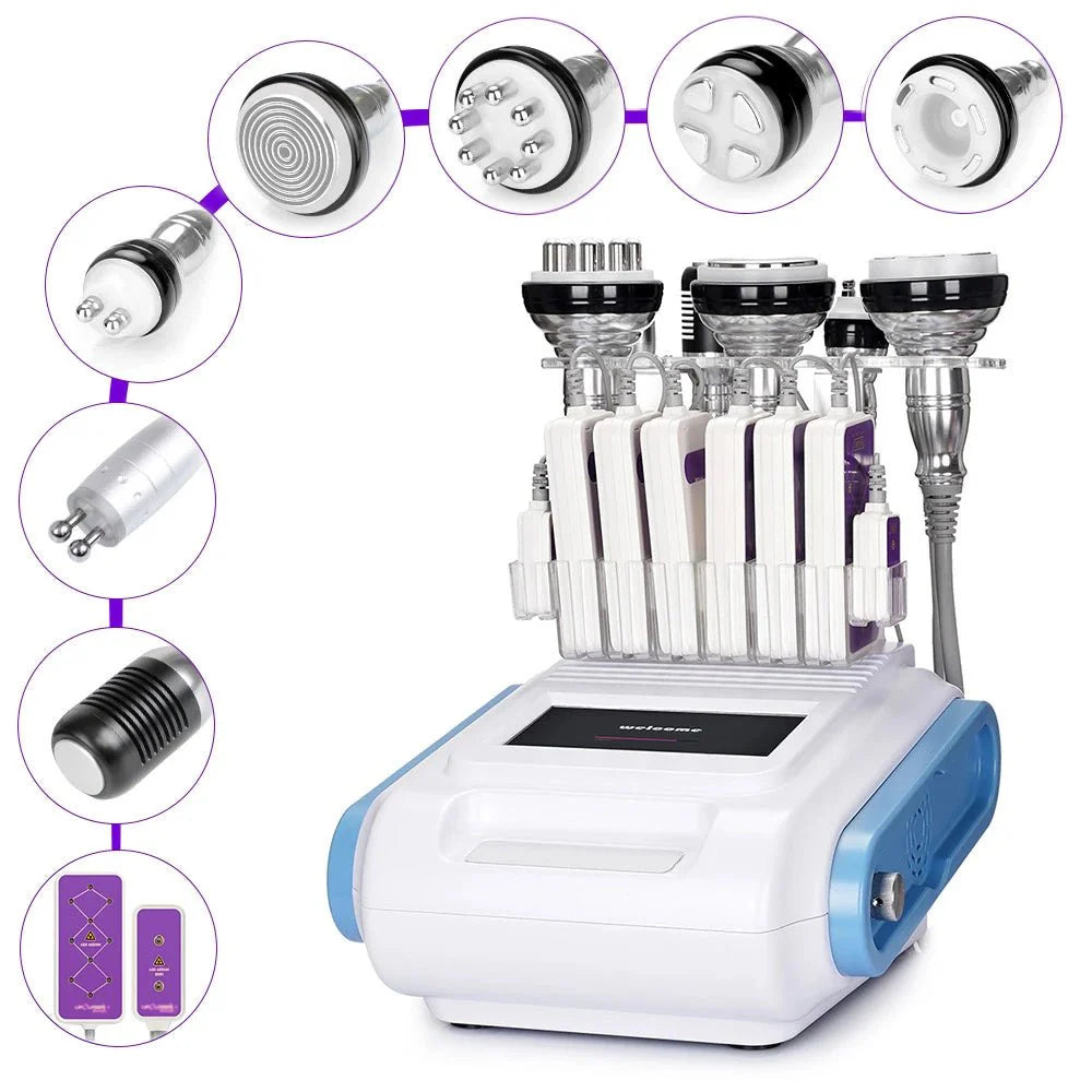 Shape Tactics Advanced 8-in-1 Unoisetion Cavitation & RF System with LED Laser Pads - Renee Lane Company