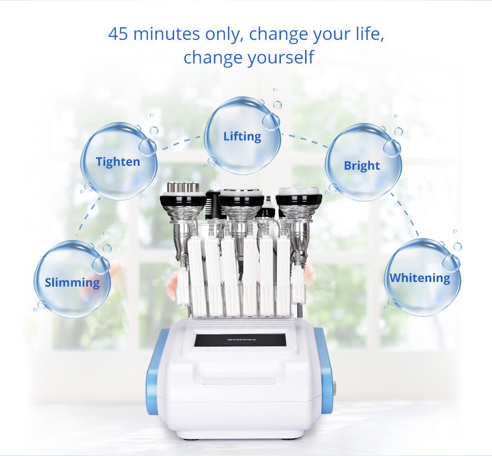 Shape Tactics Advanced 8-in-1 Unoisetion Cavitation & RF System with LED Laser Pads - Renee Lane Company